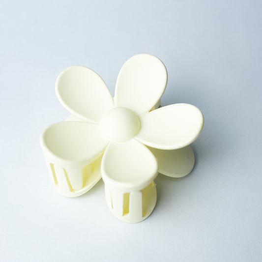 Andrea Large Flower Hair Clip- Ivory