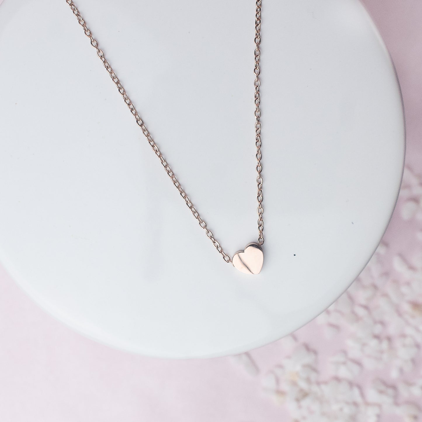 Luxe Mini Heart Pendant Necklace