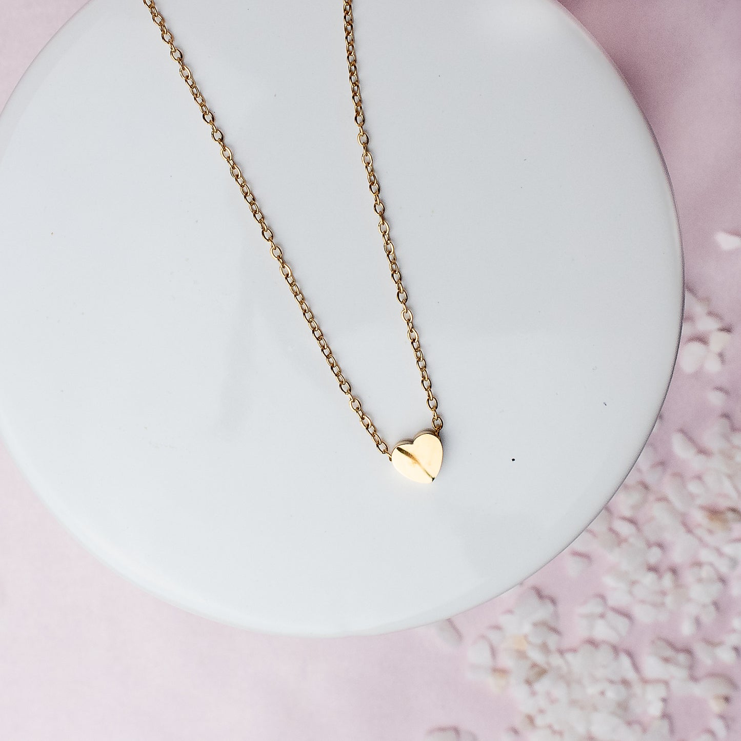 Luxe Mini Heart Pendant Necklace
