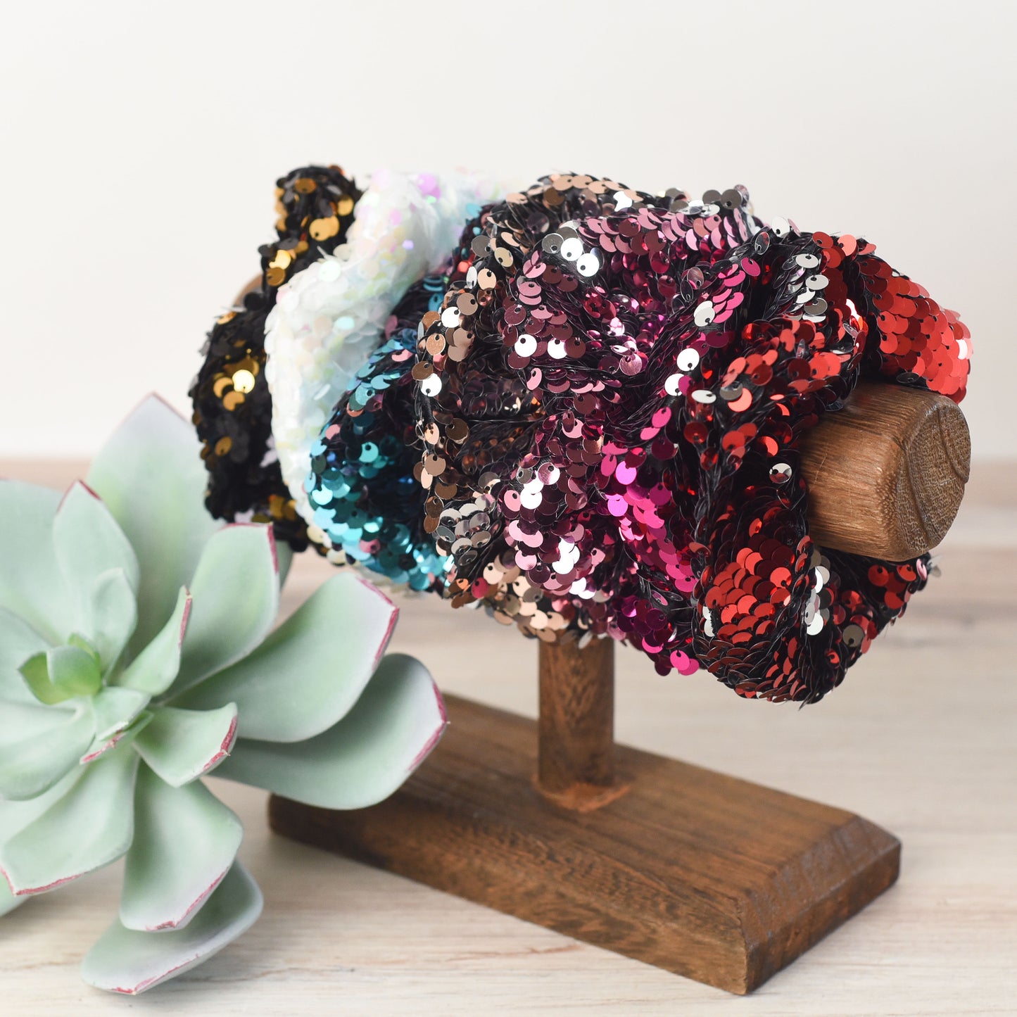 Sequin Hair Scrunch Set (mixed set of 10)