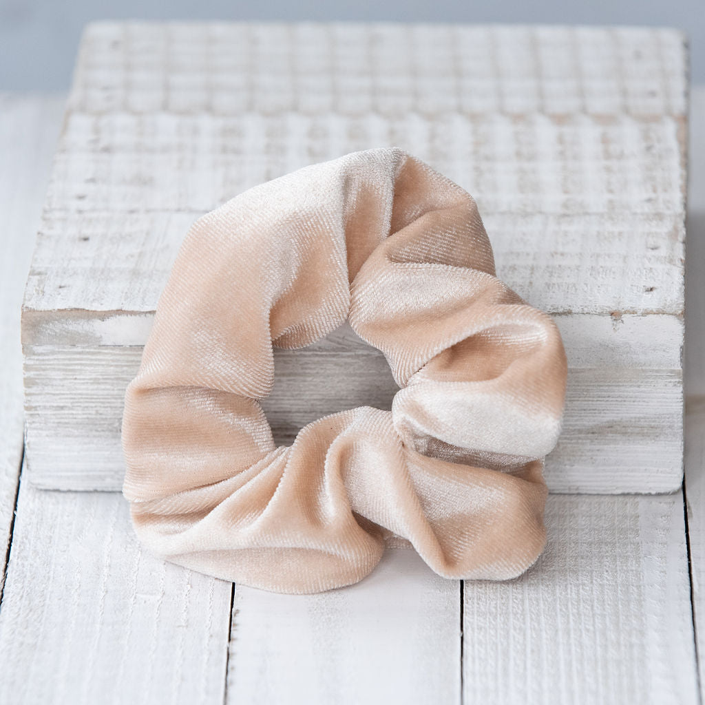 Hidden Zipper Velvet Scrunch (Set of 6)