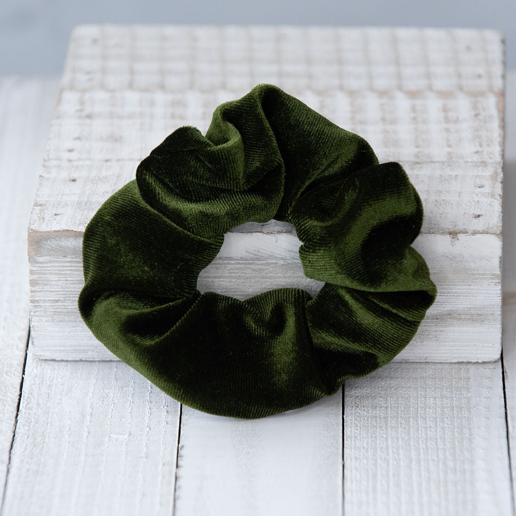 Hidden Zipper Velvet Scrunch (Set of 6)