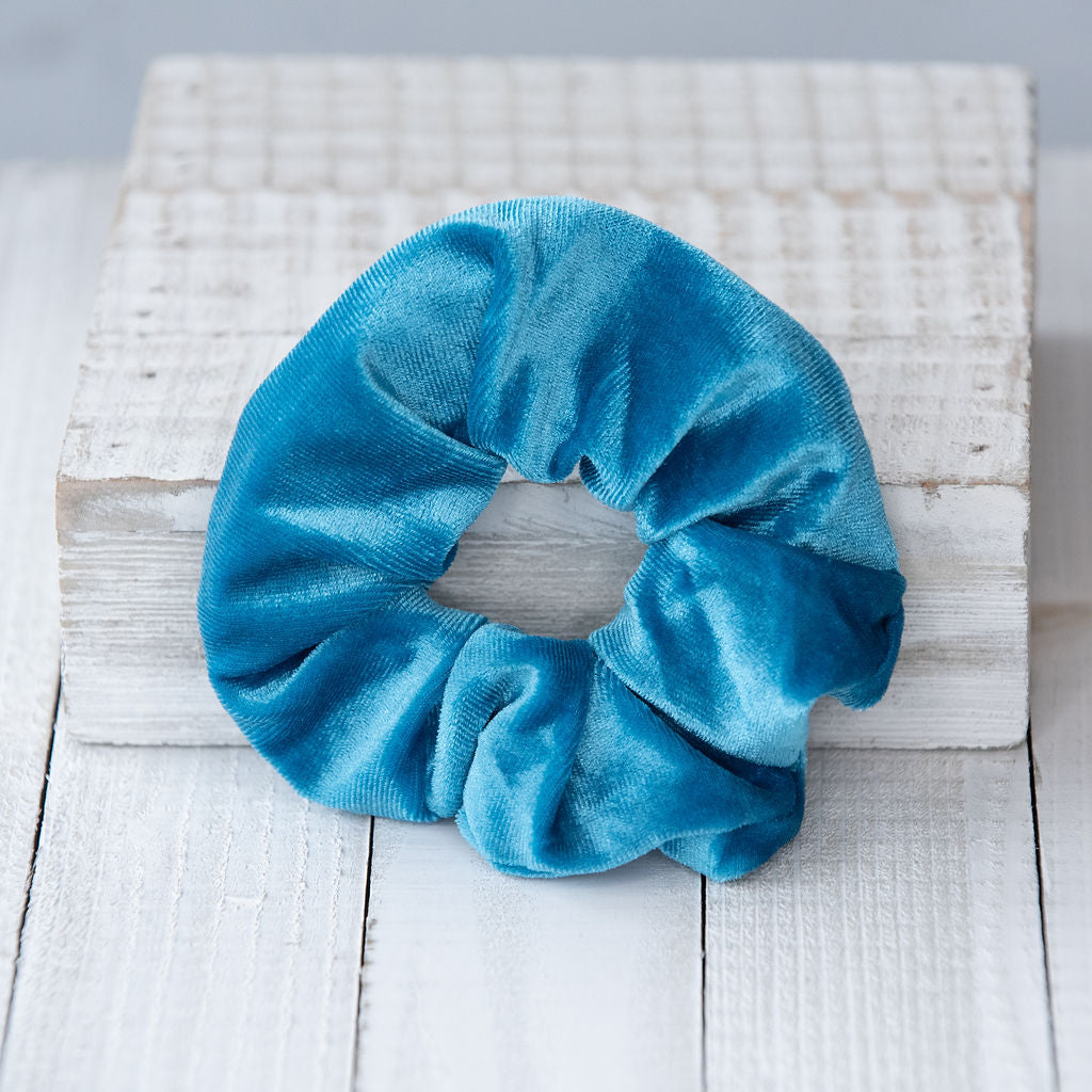 Hidden Zipper Velvet Scrunch (Set of 6)