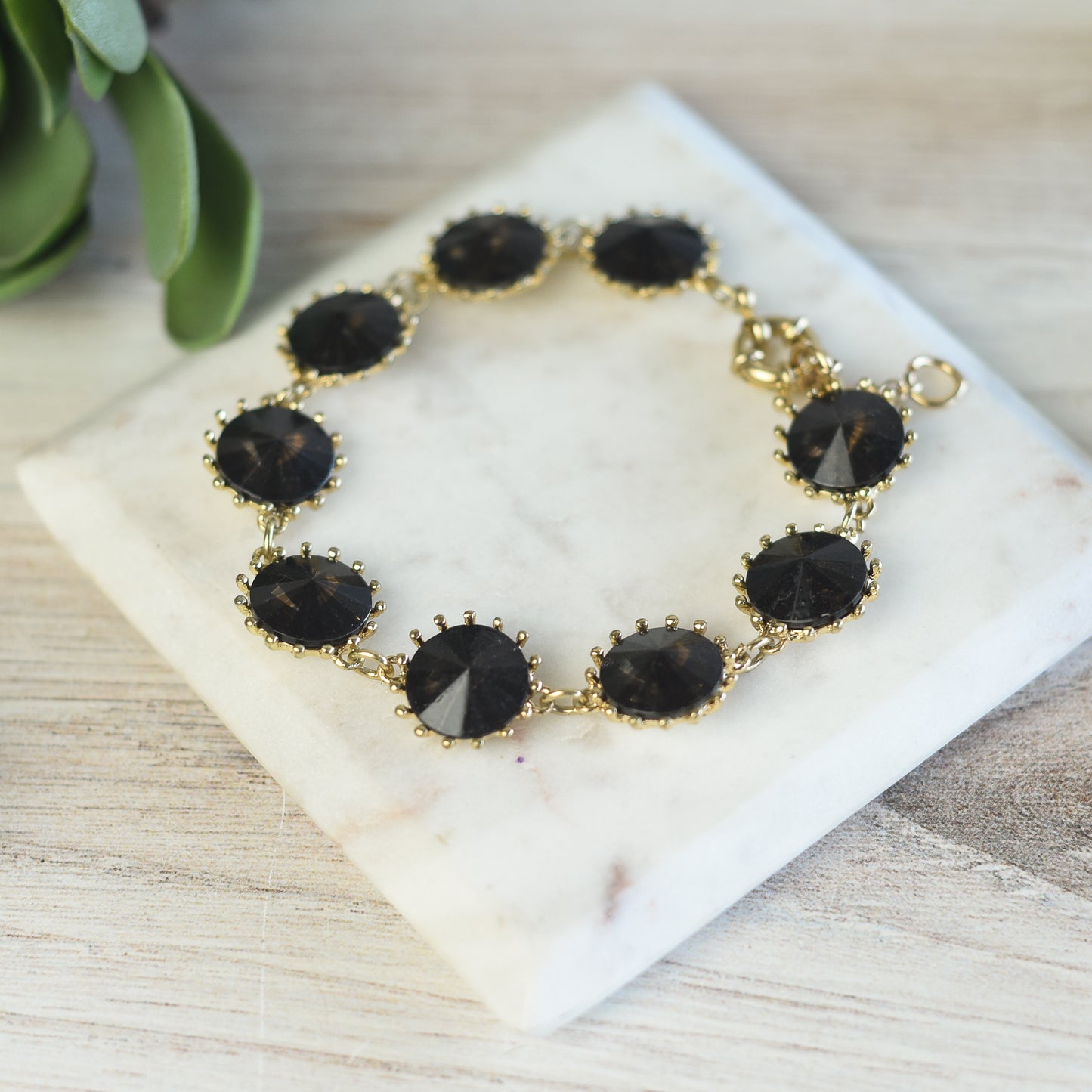 Toni Bauble Rhinestone Bangle Bracelet