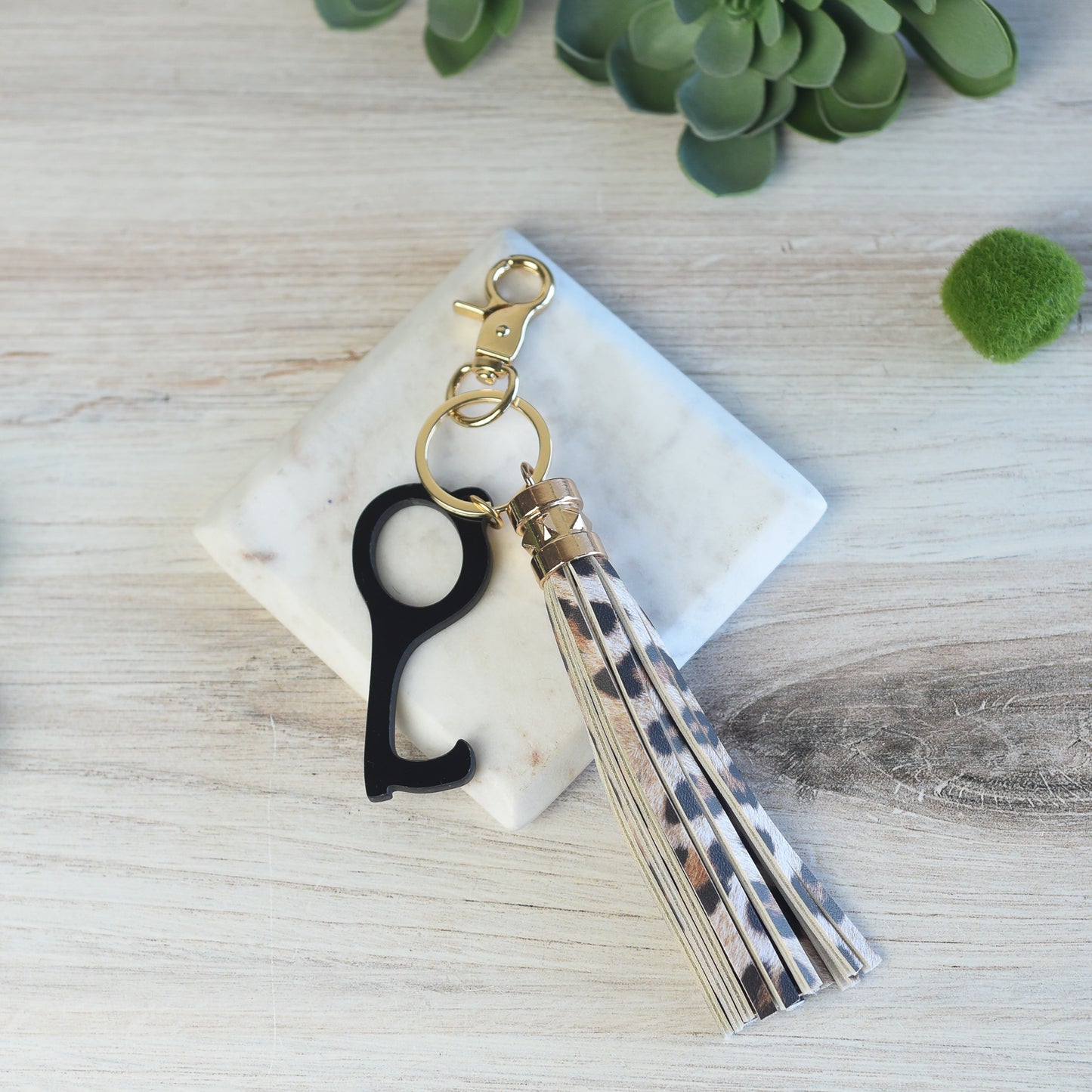 Tassel Keychain with Hands Free Device