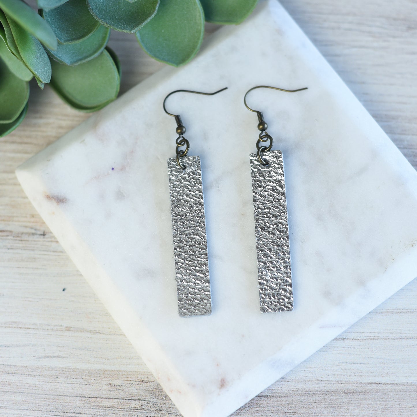 Genuine Leather Drop Dangle Earrings