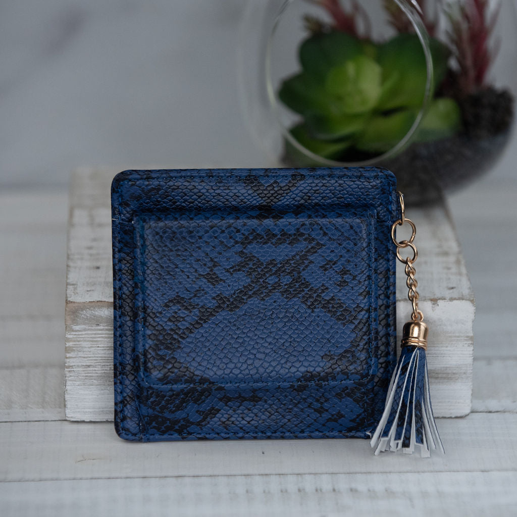 Chelsea Snake Print Wallet and Snap Pouch