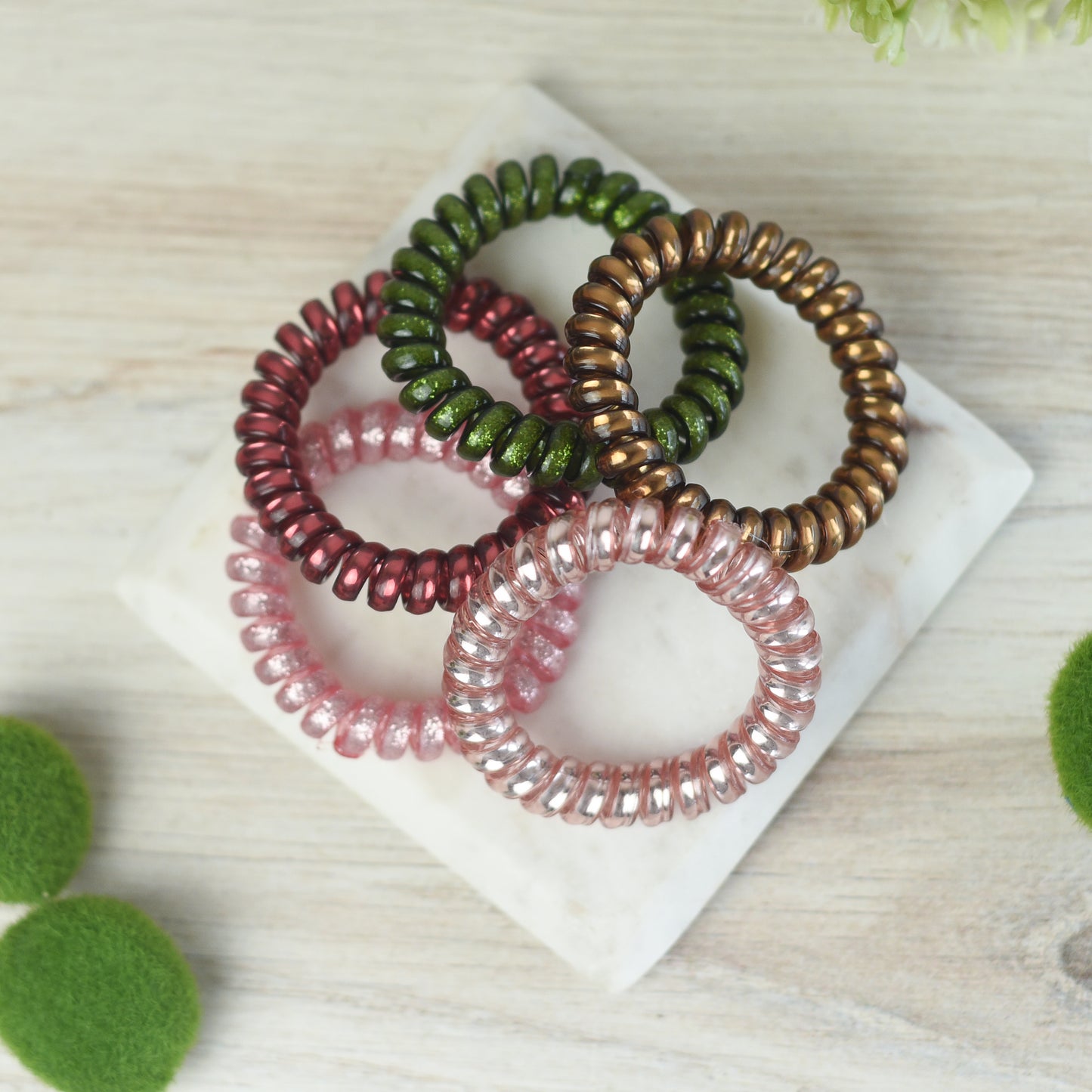Large Lauren Lane Hair Coil Set in Pine Forest