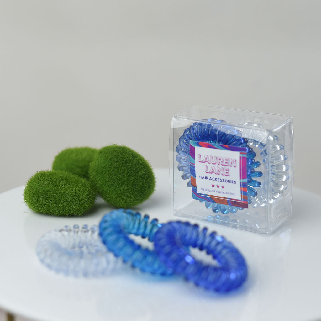 Pretty Pony Hair Coil 3 Piece Set in Clear Box