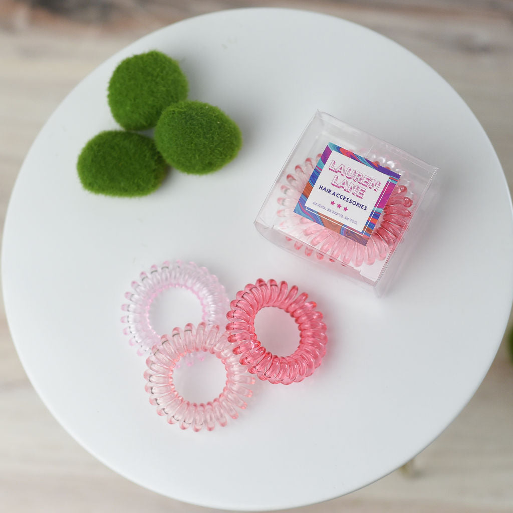 Pretty Pony Hair Coil 3 Piece Set in Clear Box