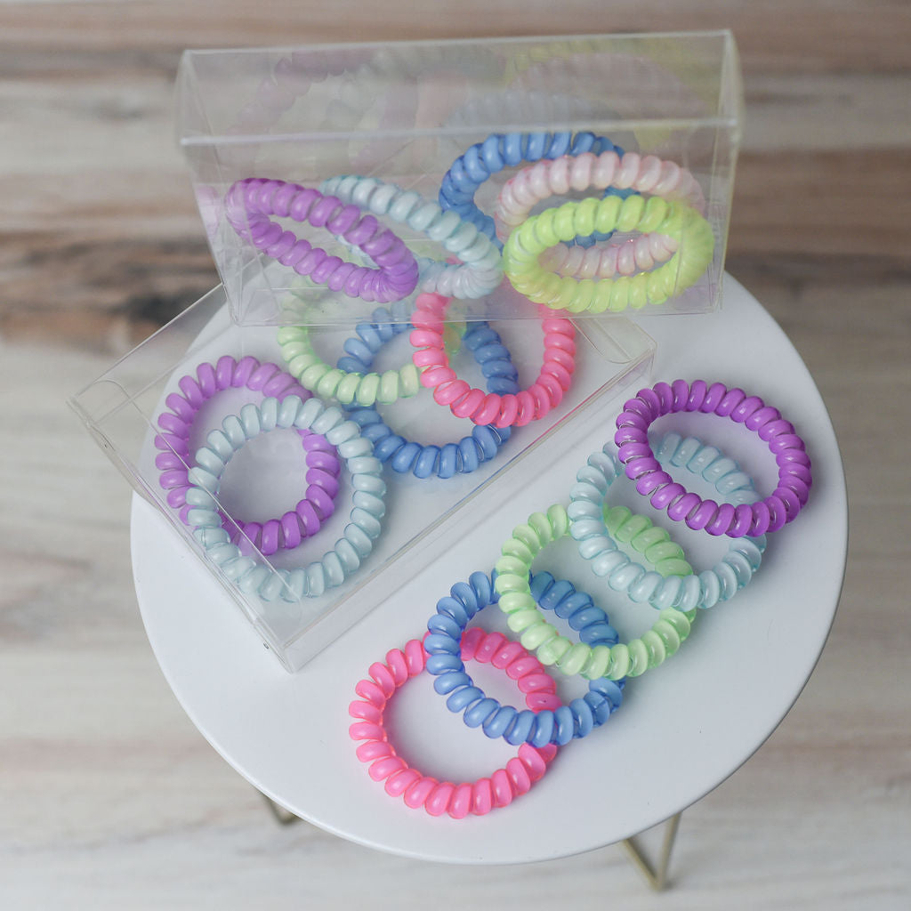 Large Lauren Lane Hair Coil Set in Spring Fling