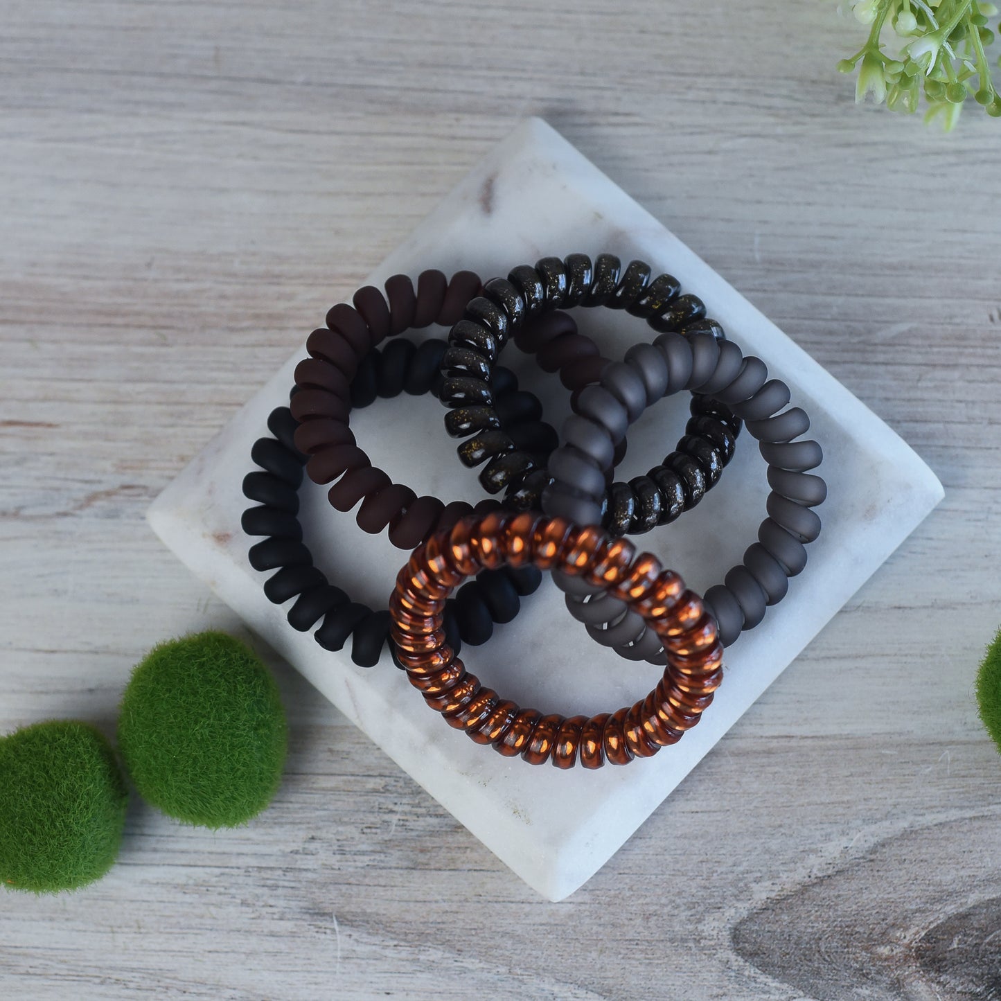 Large Lauren Lane Hair Coil Set in Pumpkin Spice