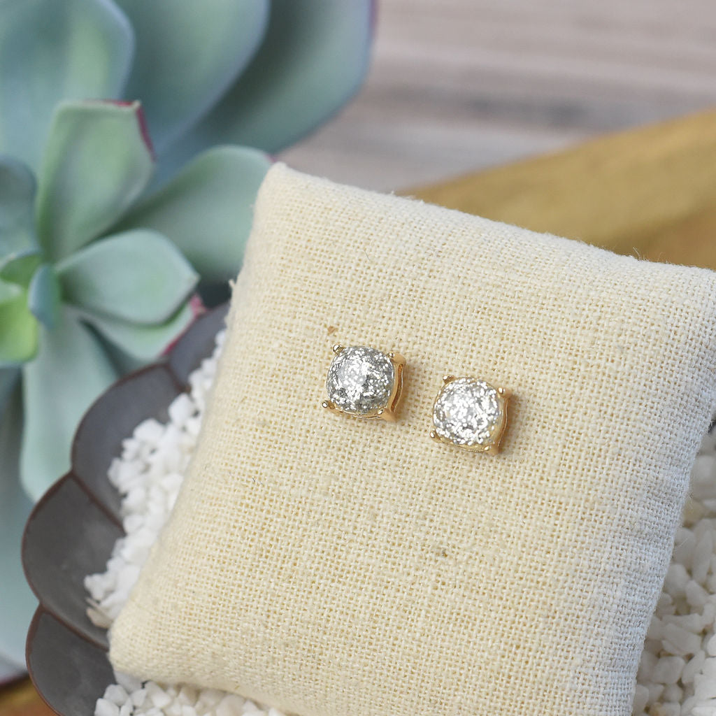 Glitter Studs Earrings