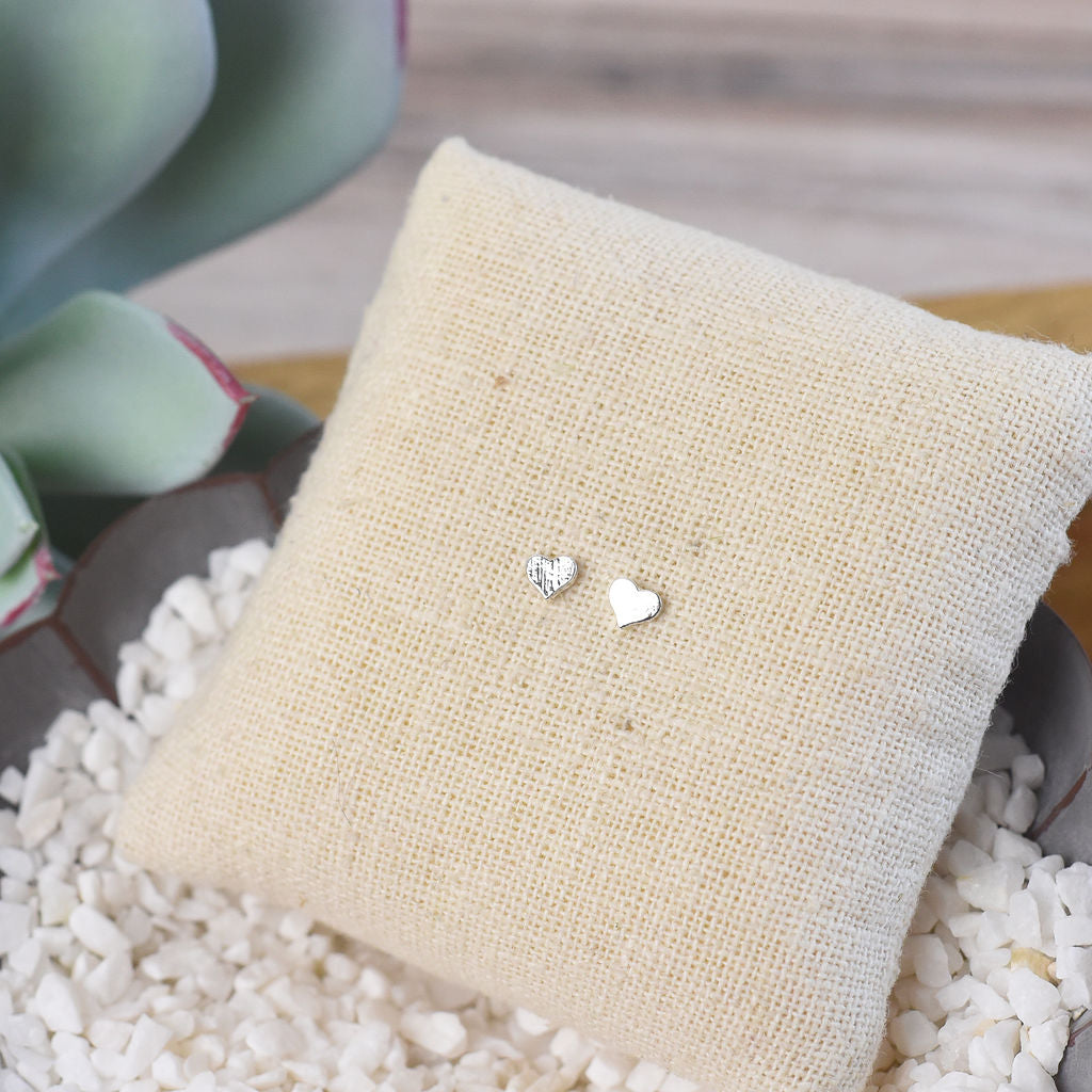 Heart Stud Earrings