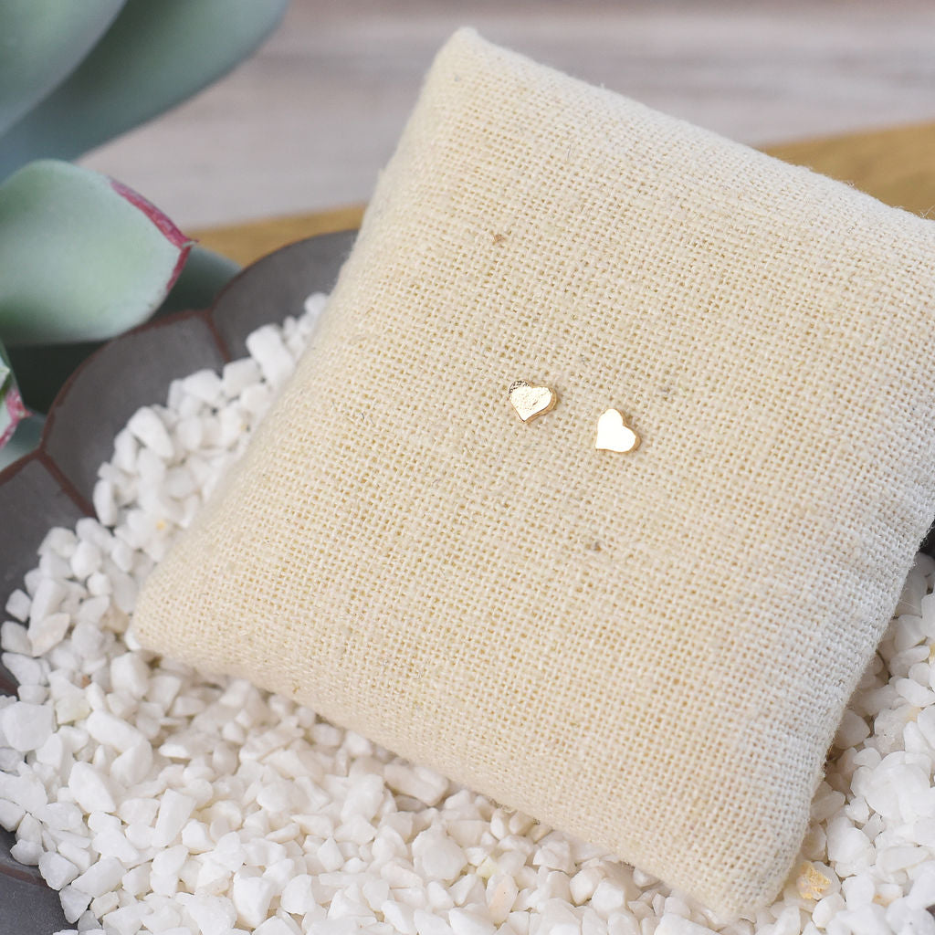 Heart Stud Earrings