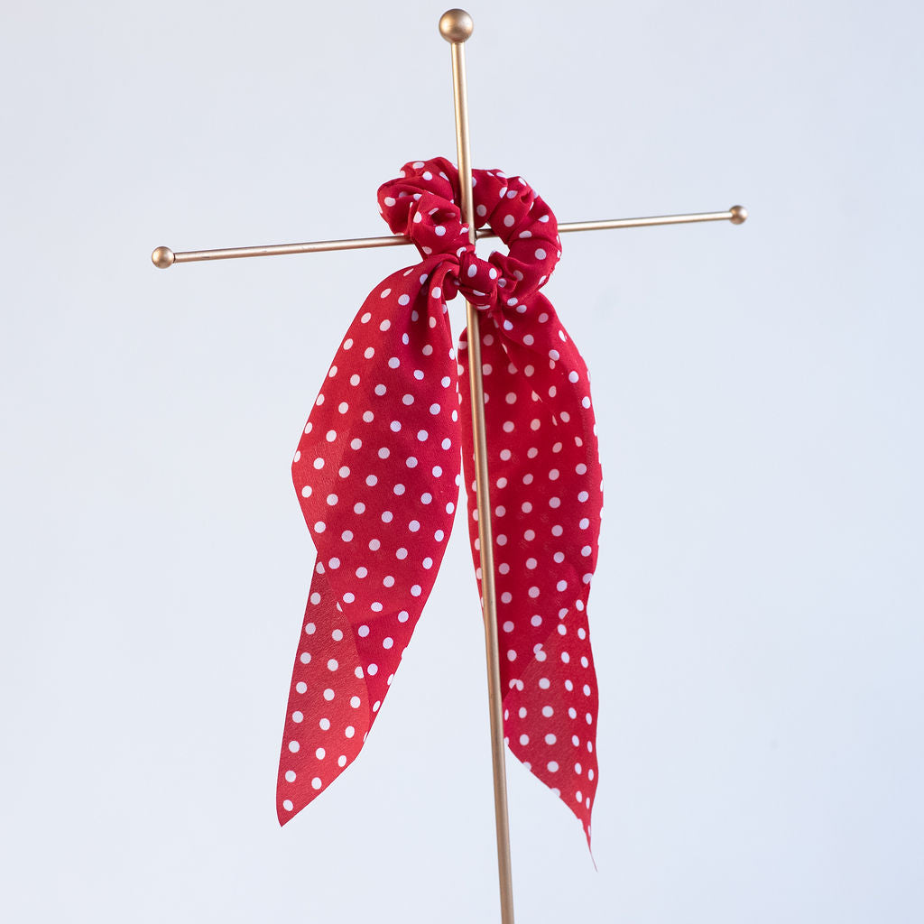 Polka Dot Hair Scarf