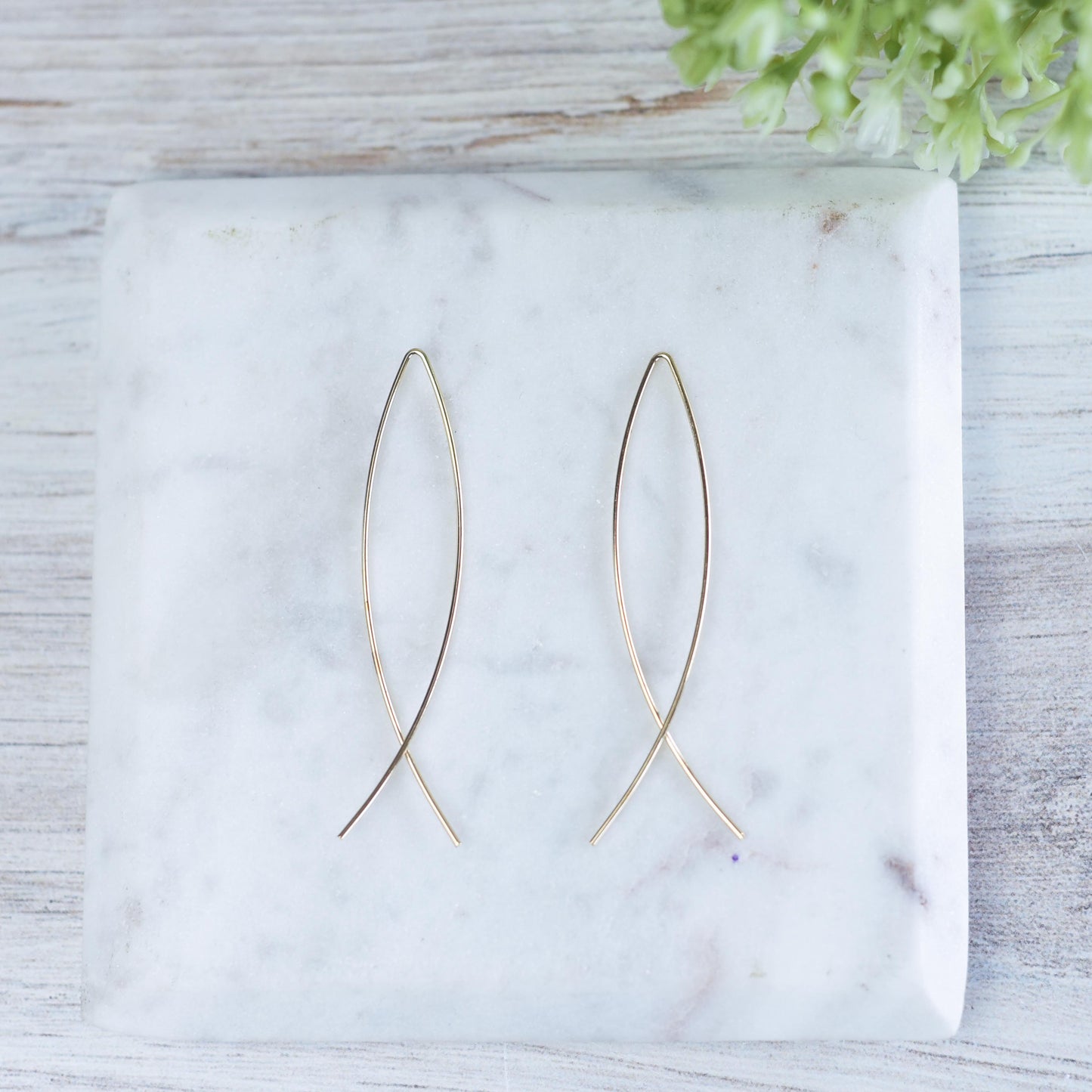 Brooke Threader Wire Dangle Earrings