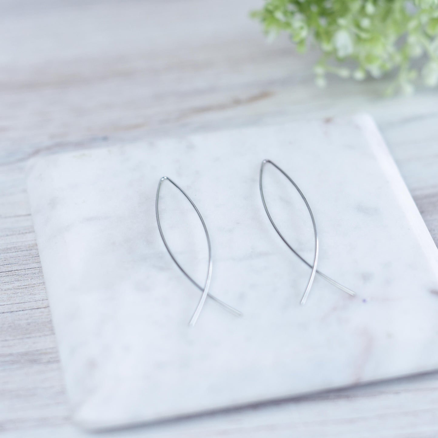 Brooke Threader Wire Dangle Earrings