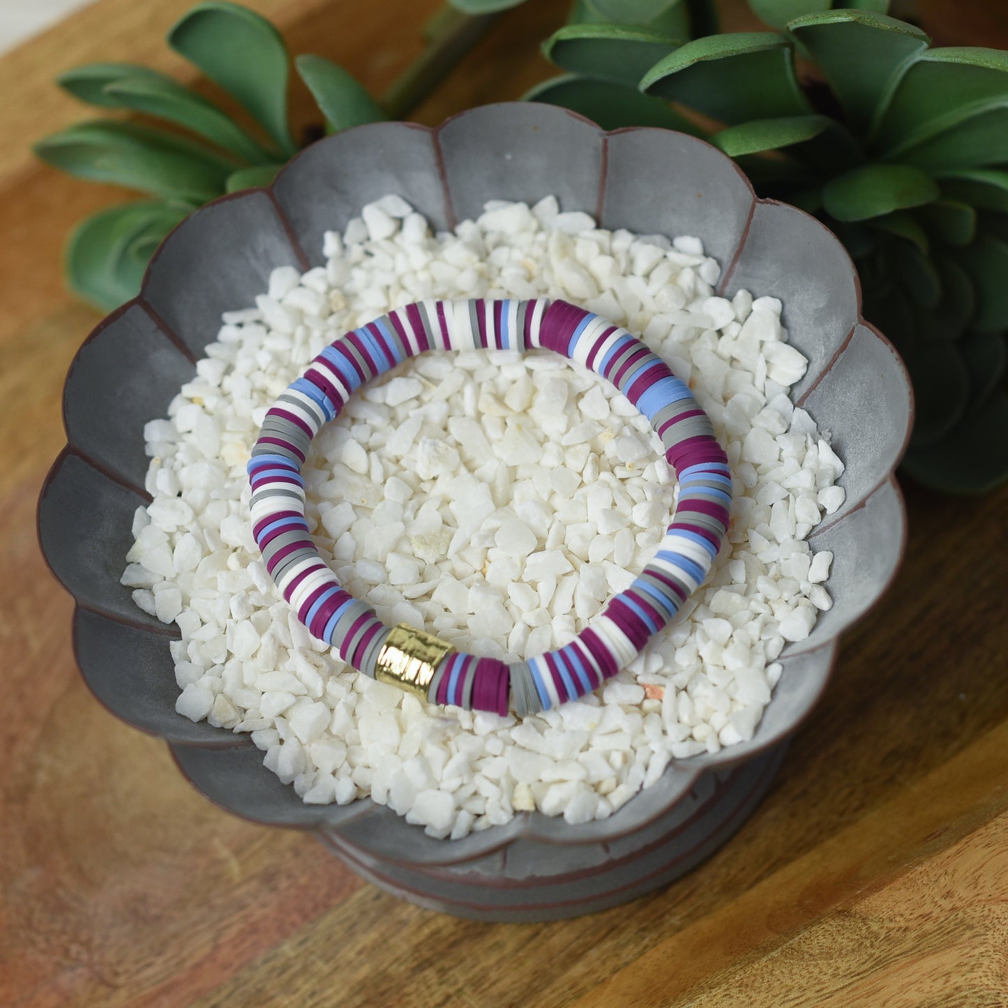 Kendra Silicone Disc Stretch Bracelets