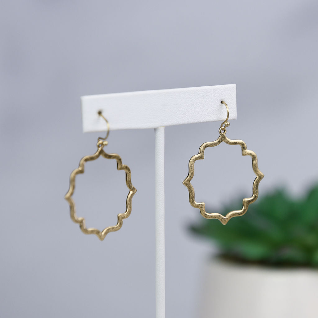 Round Moroccan Dangle Earrings