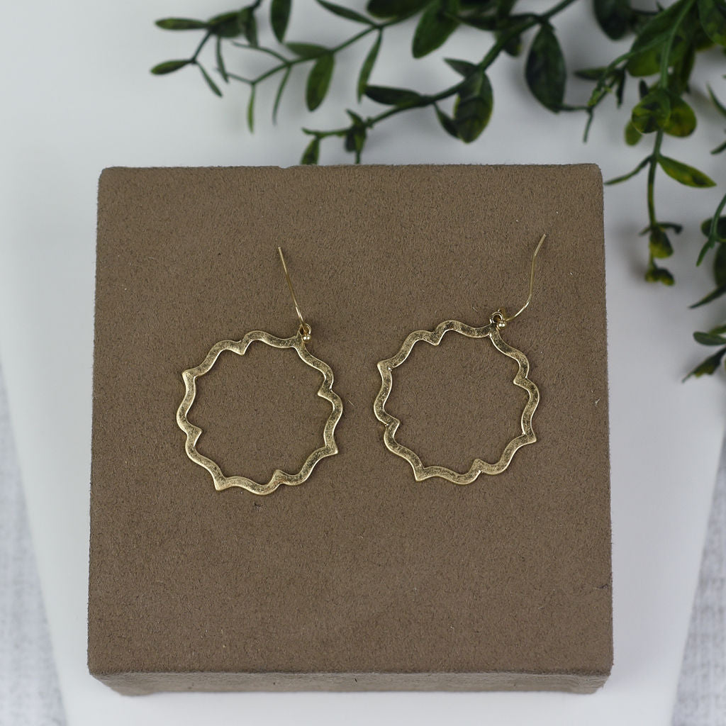 Round Moroccan Dangle Earrings