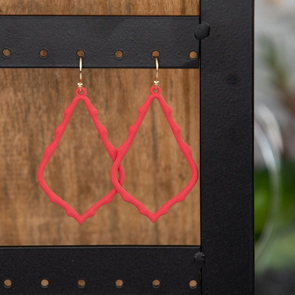 Moroccan Teardrop Dangle Earrings