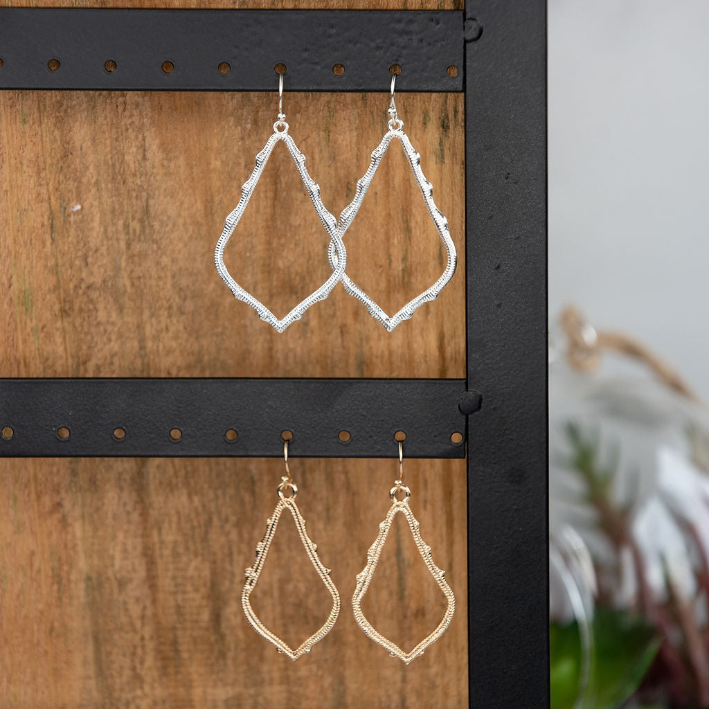 Moroccan Teardrop Dangle Earrings