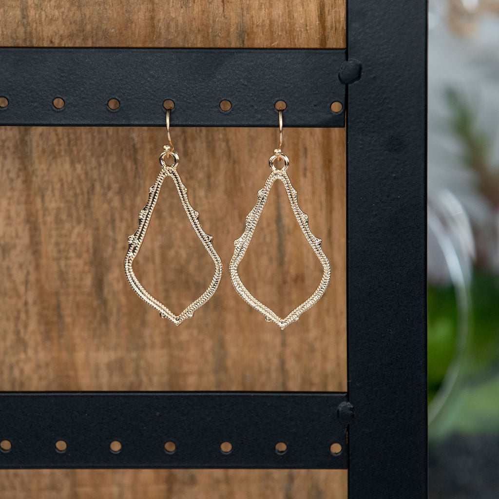 Moroccan Teardrop Dangle Earrings