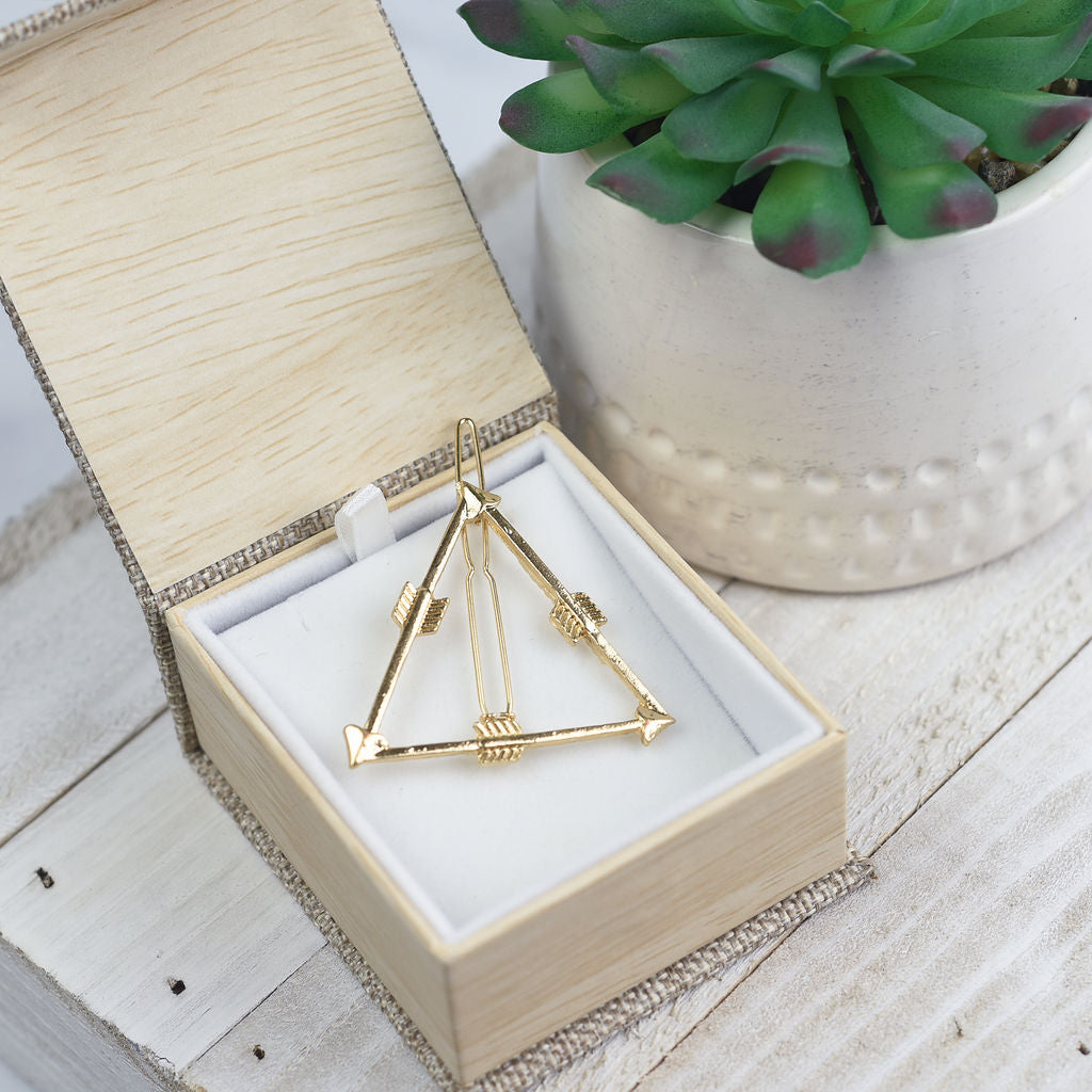 Arrow Triangle Barrette