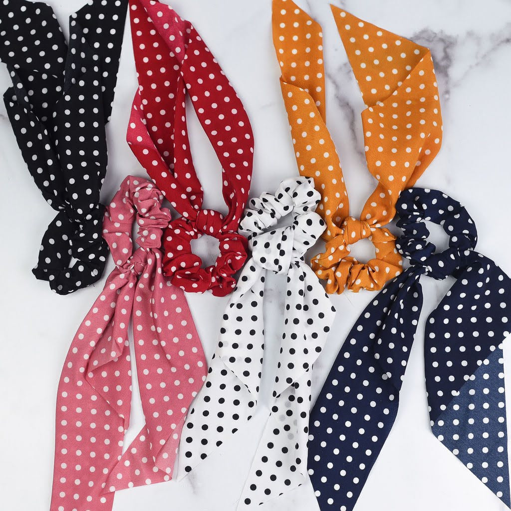 Polka Dot Hair Scarf