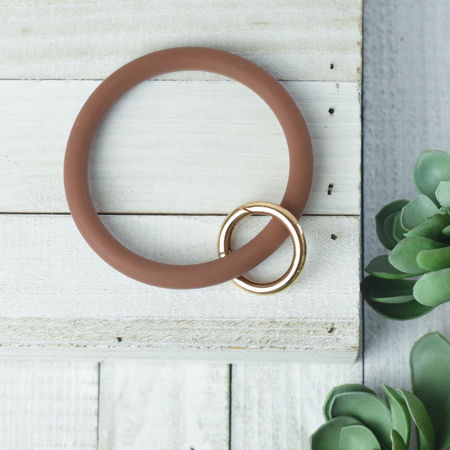 Tiffany Silicone Hands Free Bangle Keychain