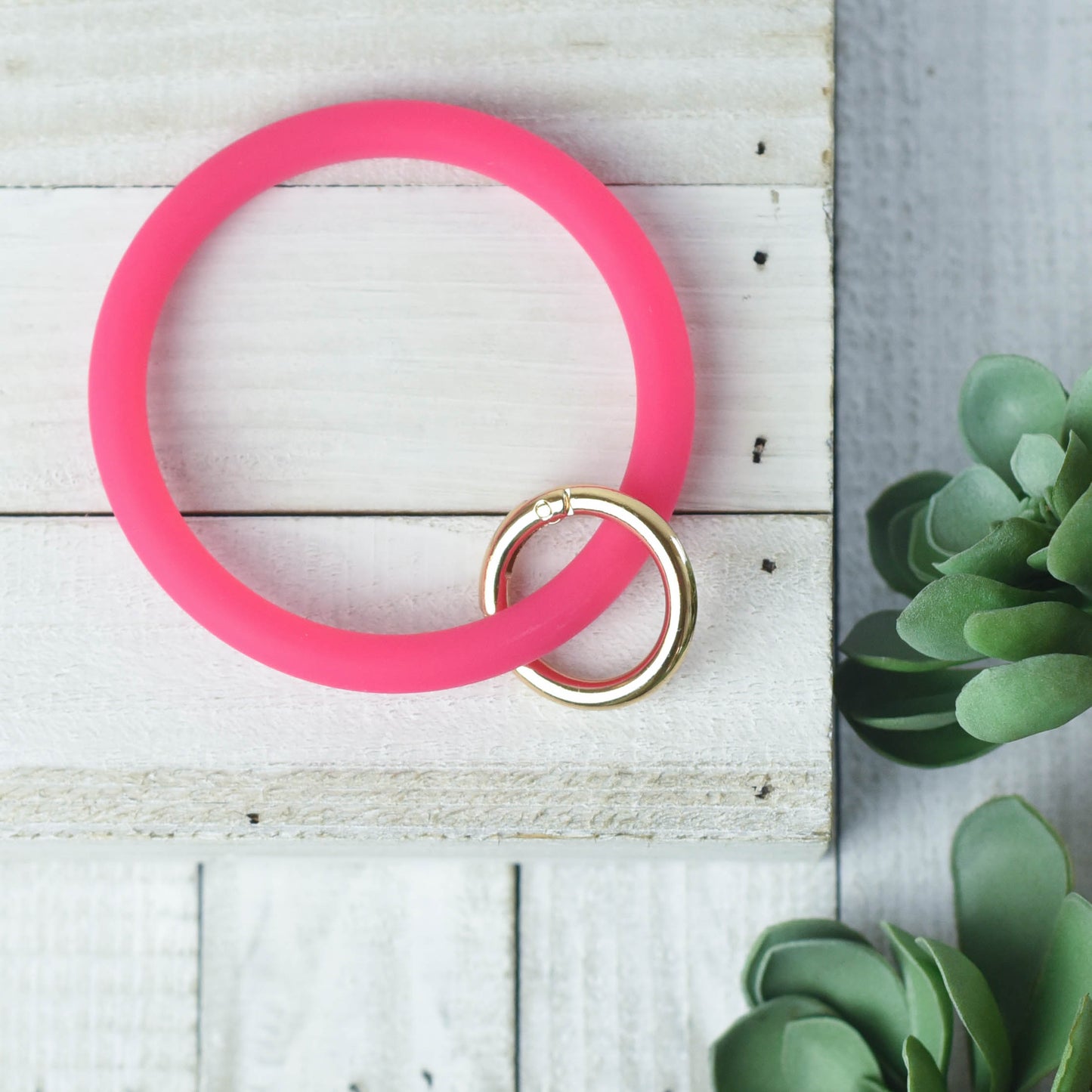 Tiffany Silicone Hands Free Bangle Keychain