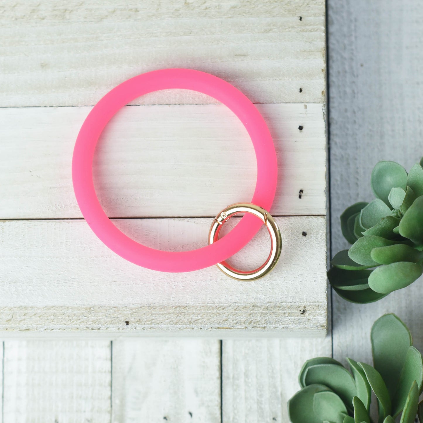 Tiffany Silicone Hands Free Bangle Keychain