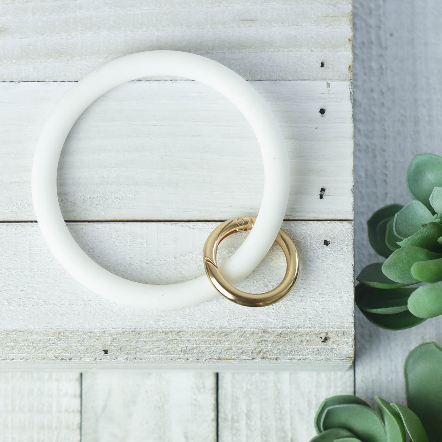 Tiffany Silicone Hands Free Bangle Keychain
