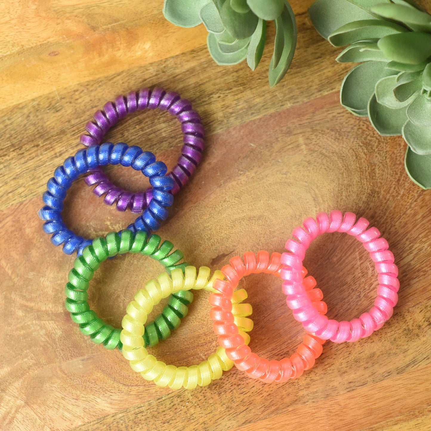 Large Lauren Lane Hair Coil Set in Grosgrain Brights