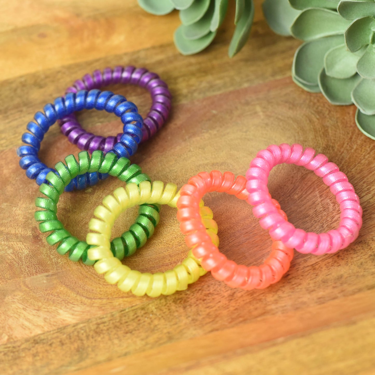 Large Lauren Lane Hair Coil Set in Grosgrain Brights