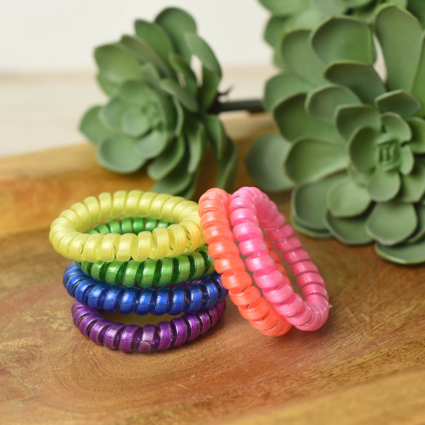 Large Lauren Lane Hair Coil Set in Grosgrain Brights