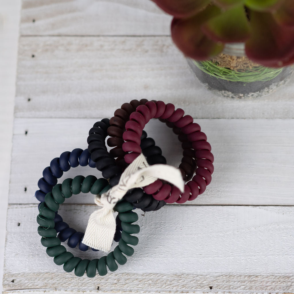 Large Lauren Lane Hair Coil Set in Matte Forest