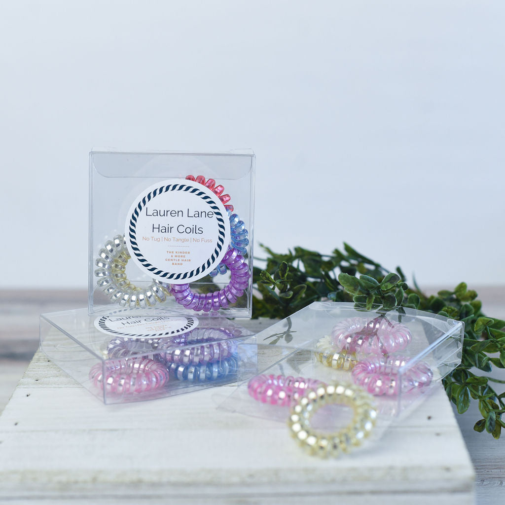 Medium Lauren Lane Hair Coil Set in Shimmer Brights