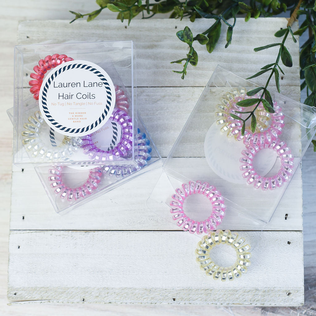 Medium Lauren Lane Hair Coil Set in Shimmer Brights
