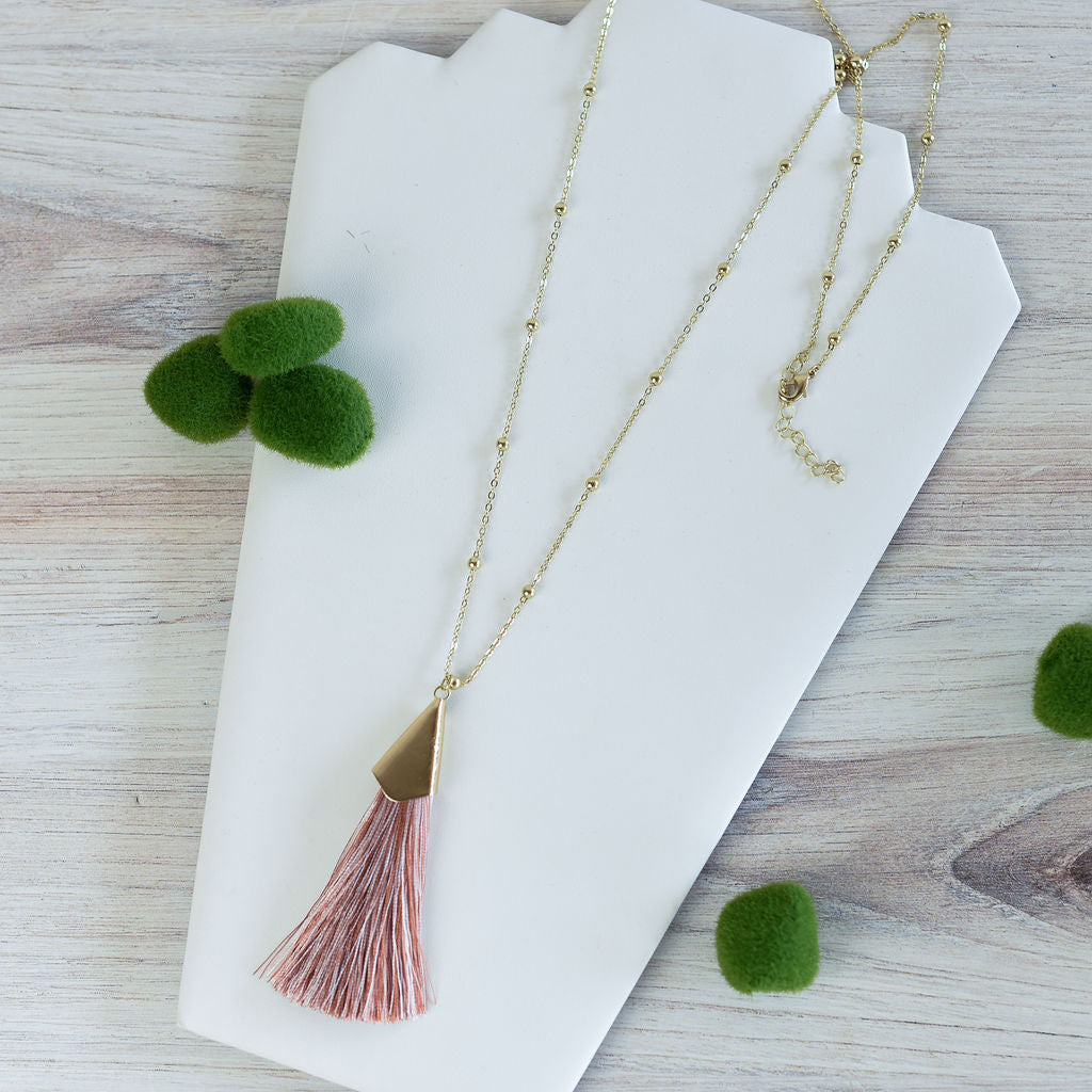 Francesca Silky Tassel Pendant
