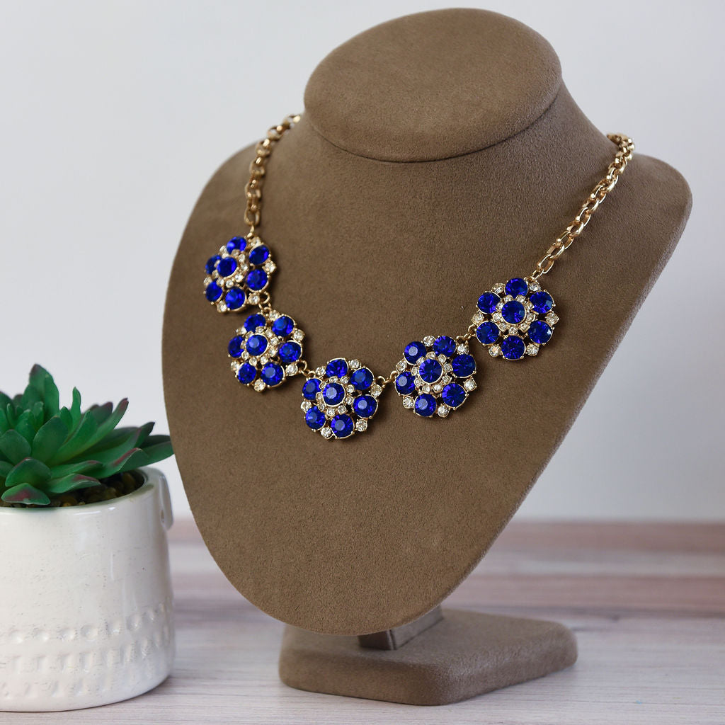 Ellen Flower Statement Necklace