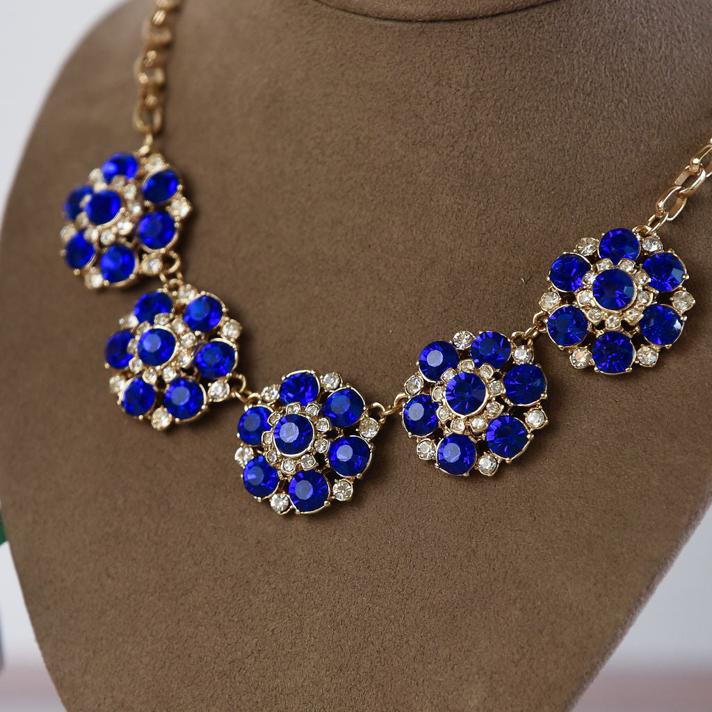 Ellen Flower Statement Necklace
