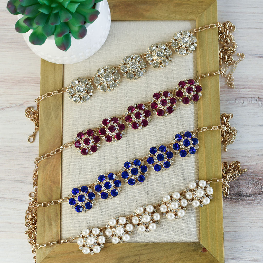 Ellen Flower Statement Necklace