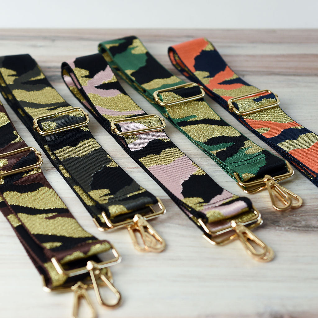Nylon 2 inch Adjustable Strap in Camo Prints