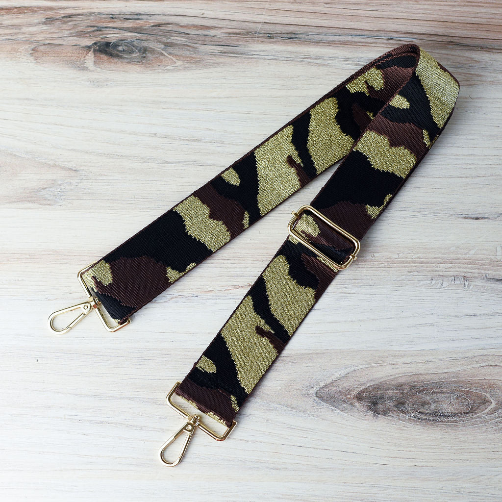 Nylon 2 inch Adjustable Strap in Camo Prints