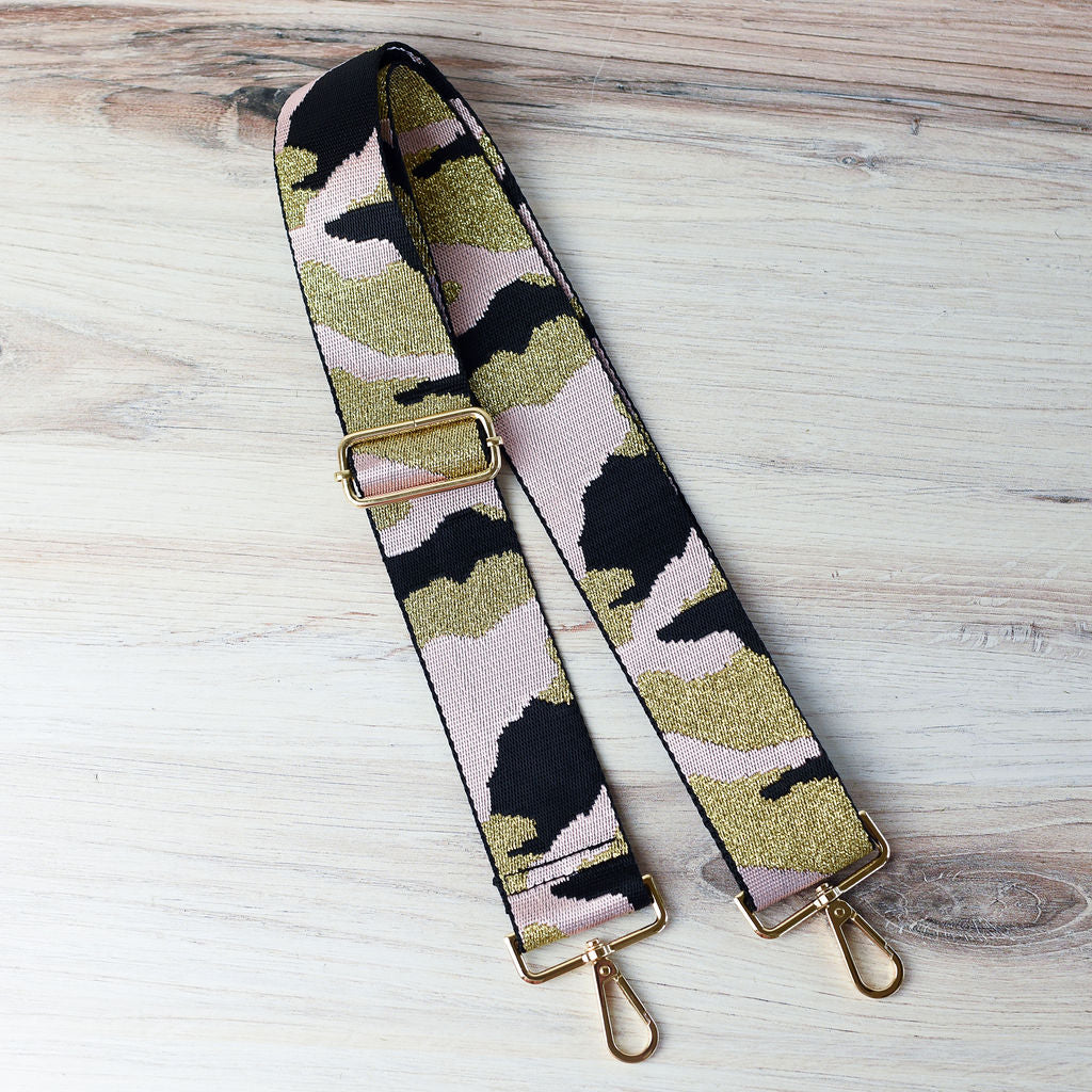 Nylon 2 inch Adjustable Strap in Camo Prints