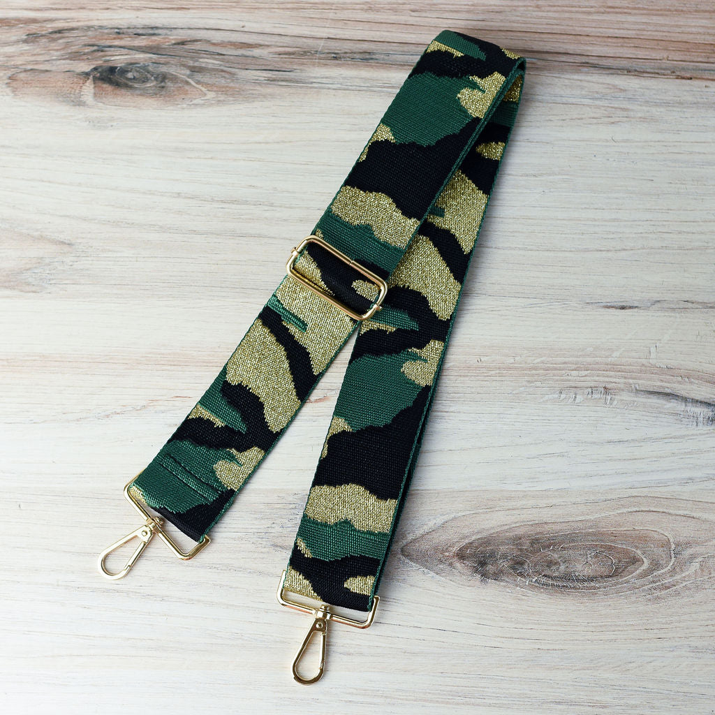 Nylon 2 inch Adjustable Strap in Camo Prints