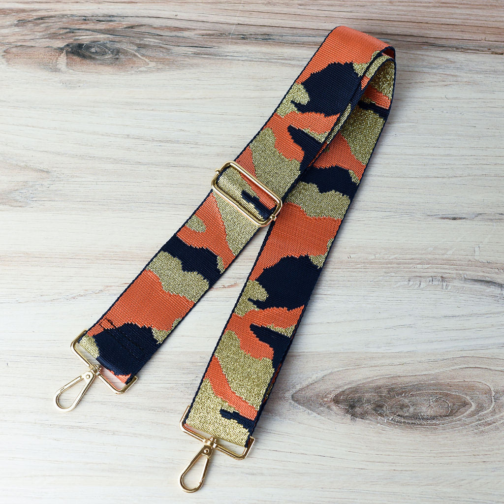 Nylon 2 inch Adjustable Strap in Camo Prints