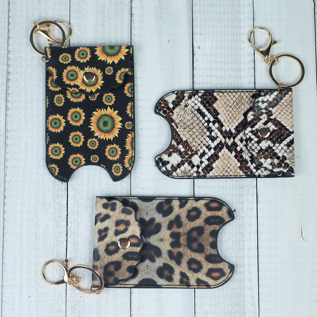 Sonia Hand Cleanser Keychain Pouch